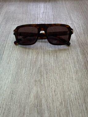 banbe the karlie dark brown tortoise aviator navigator sunglasses eyewear NEW
